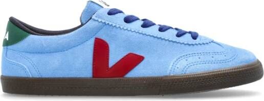 Veja Volley sneaker van leer met suède details