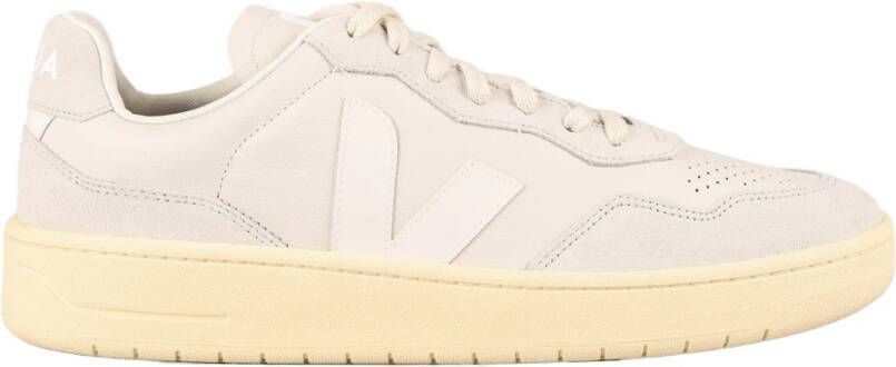 Veja Witte sneakers met grijze suède inzetstukken White - Foto 5