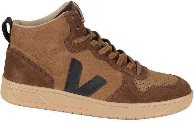 Veja Schoenen Bruin Suede V-15 sneakers bruin - Foto 2