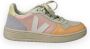 Veja Multicolor Leren Sneaker met Geperforeerde Neus Meerkleurig Dames - Thumbnail 12