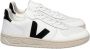 Veja V-10 den Patch Logo Geperforeerde Details Rubberen Zool White - Thumbnail 9