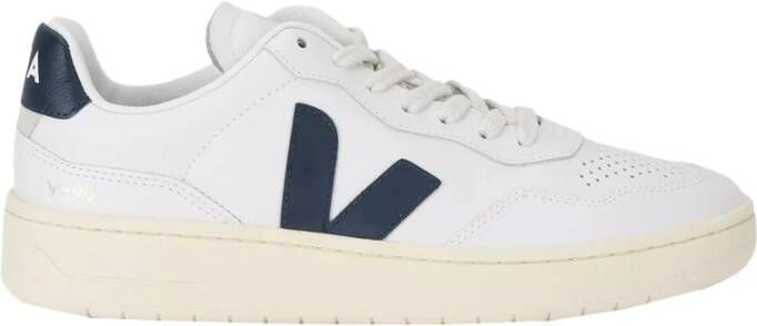Veja Traced Leren Sneakers Minimalistische Stijl White Dames