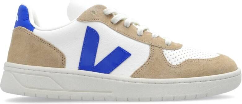 Veja V-10 Chromefree Leather Sneakers