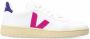 Veja v-10 sneakers dames wit vx07236 white-ultraviolet leer - Thumbnail 6