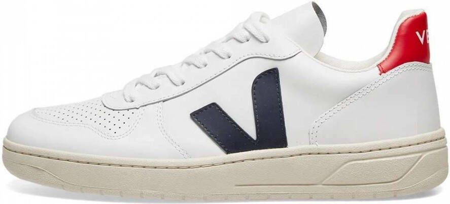 Veja V 10 Leather n Sneakers Sportschoenen Schoenen Leer Vegan Wit VX021267A
