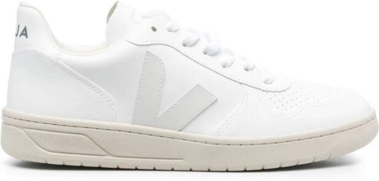 Veja Witte V-10 Sneakers White Heren