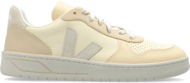 Veja Beige Sneakers Korrelige Textuur Geperforeerd Beige - Foto 6
