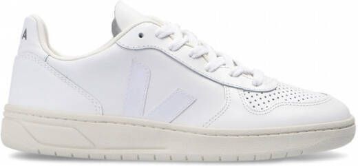Veja V 10 Leather Herren Sneakers Sportschoenen Schoenen Leer Wit VX021270B - Foto 19