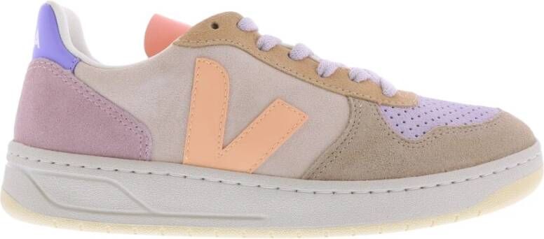 Veja V-10 Sportschoenen Beige Dames