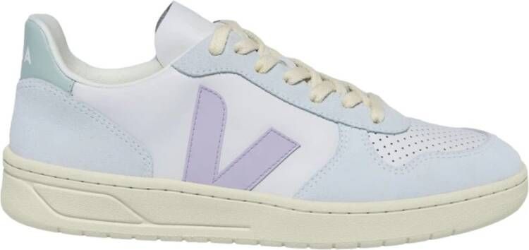 Veja Witte Leren Sneakers met ChromeFree Panelen White Dames