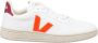 Veja Wit Oranje Leren Sneakers Multicolor Heren - Thumbnail 1