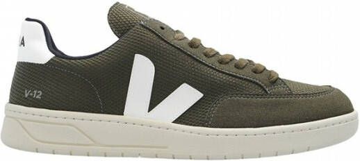 Veja V 12 B Mesh sneakers Groen Heren