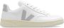 Veja Witte Leren Sneakers Ronde Neus Logo White - Thumbnail 7