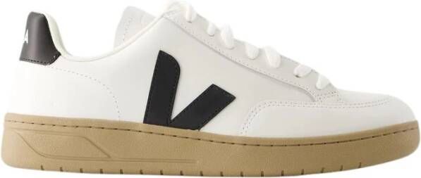 Veja V-12 Leren Sneakers Wit White Heren