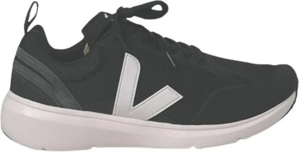 Veja Zwarte en Witte Condor 2 Alveomesh Sneaker Black