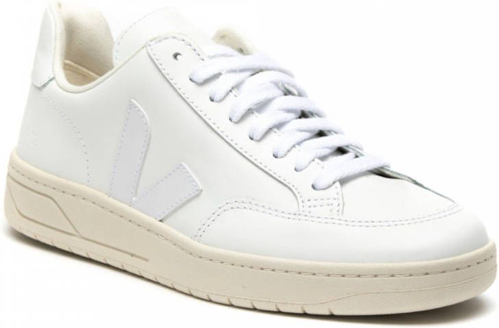 Veja Witte Leren Sneakers Logo Rubberen Zool White - Foto 7