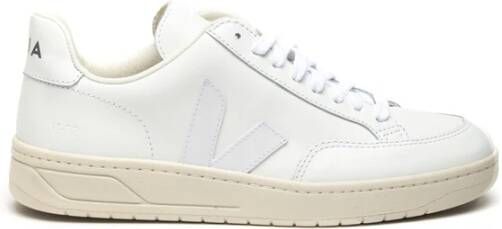 Veja Witte Leren Sneakers Logo Rubberen Zool White - Foto 5