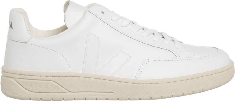 Veja Witte Leren Sneakers Logo Rubberen Zool White - Foto 14