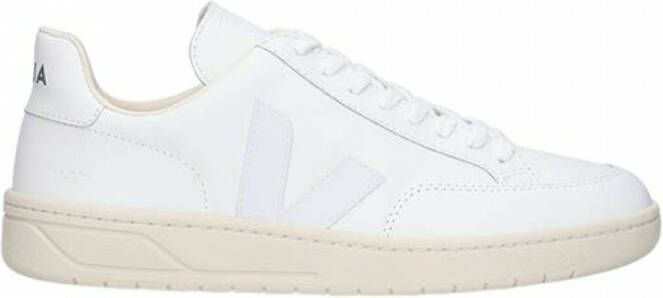 Veja Witte Leren Sneakers Logo Rubberen Zool White - Foto 20