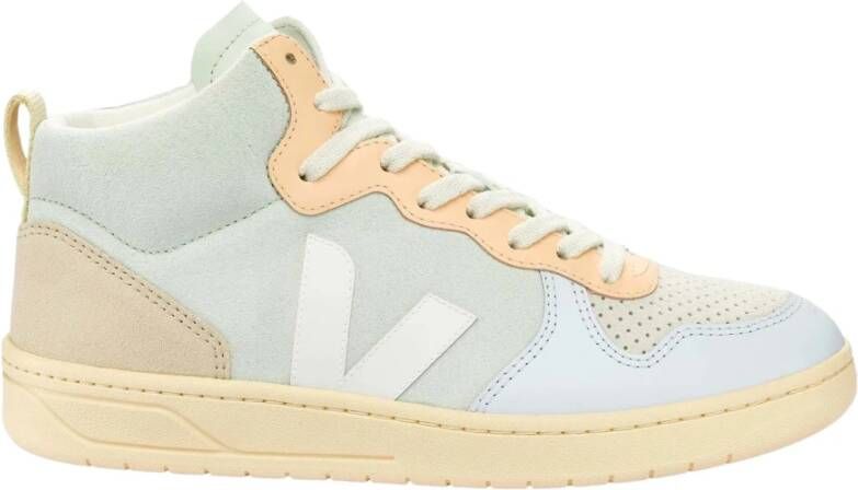 Veja V-15 Multikleur Suède Sneakers Meerkleurig Heren