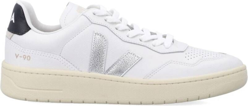Veja V-90 Leather Sneakers