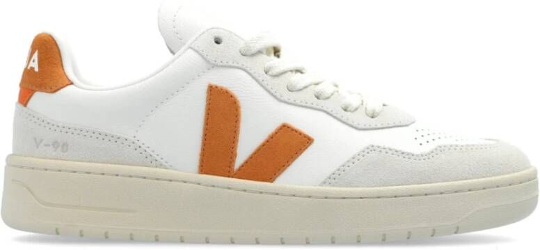 Veja Witte Sneakers van Pebble Leer voor Mannen Multicolor Heren