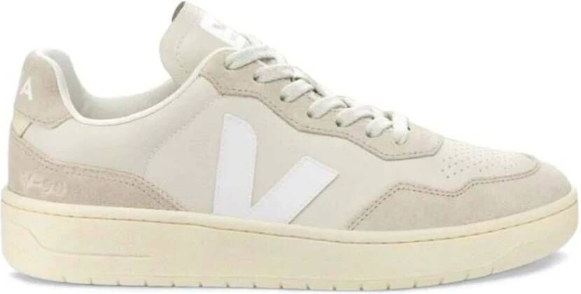 Veja Multicolor V-90 Sneakers met Veters Beige Dames