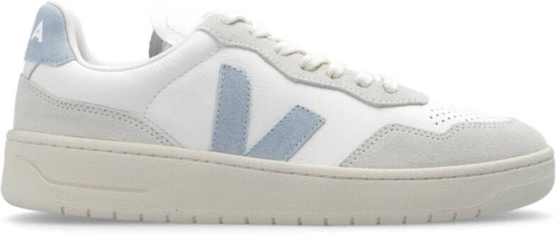 Veja Witte Leren Sneakers met Contrasterend V Logo White - Foto 4