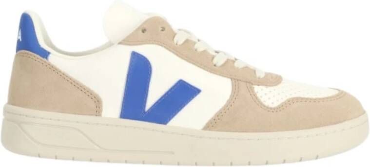 VEJA V-10 | extra white paros sahara Wit Leer Lage sneakers Unisex - Foto 3
