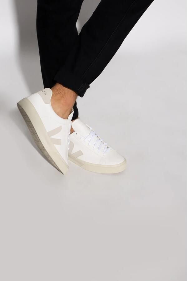 Veja Leather Sneakers with ChromeFree Leather and Rubber Sole Lace-up - Foto 9