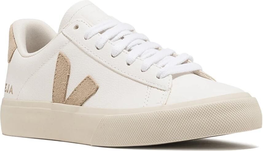Veja Campo leren sneakers wit beige - Foto 6