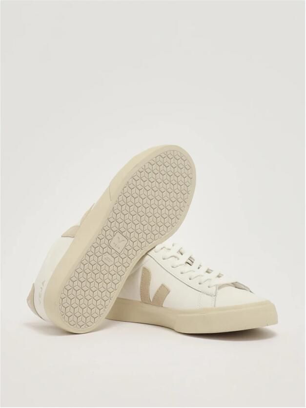 Veja Campo leren sneakers wit beige - Foto 5