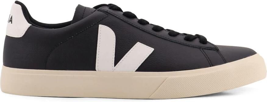 Veja Campo Sneakers in Black and White Chromefree Leather Zwart - Foto 12