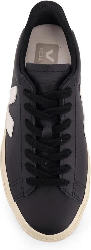 Veja Campo Sneakers in Black and White Chromefree Leather Zwart - Foto 14