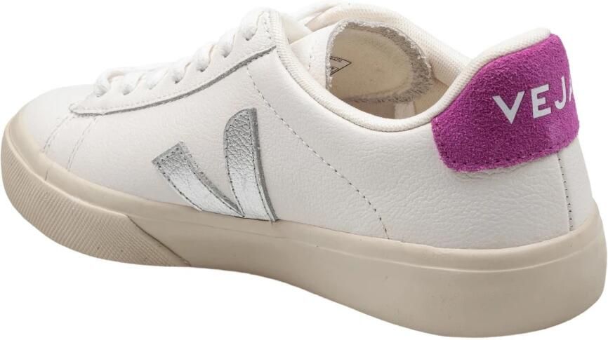 Veja Witte Leren Sneakers Campo Stijl - Foto 3