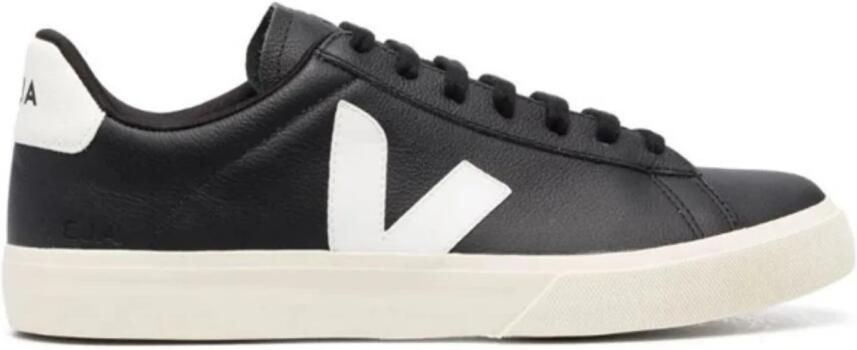Veja Campo Sneakers in Black and White Chromefree Leather Zwart - Foto 15