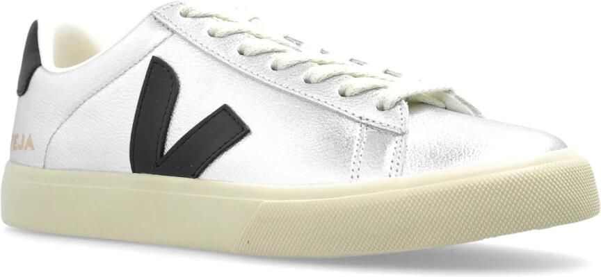 VEJA Lage Sneakers Dames Campo Leer Zilver - Foto 6