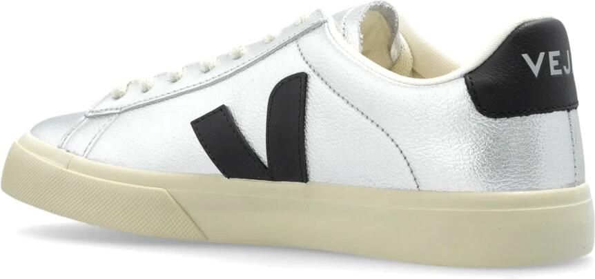 VEJA Lage Sneakers Dames Campo Leer Zilver - Foto 5