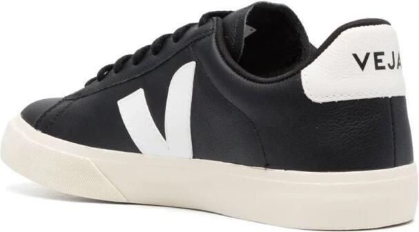 Veja Campo Sneakers in Black and White Chromefree Leather Zwart - Foto 17