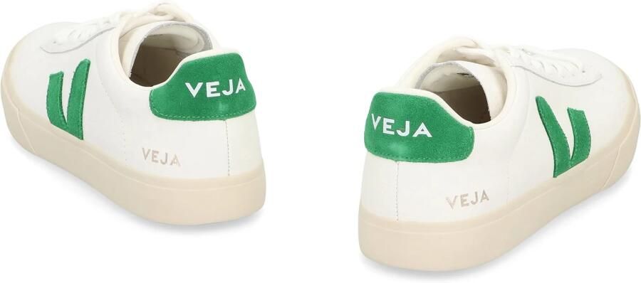 Veja Witte Sneakers Smaragd Accent Stijlvol White Heren