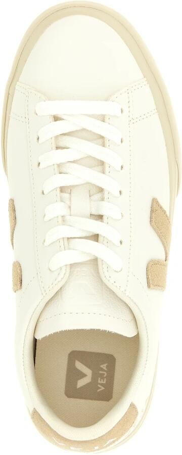 Veja Campo leren sneakers wit beige - Foto 6