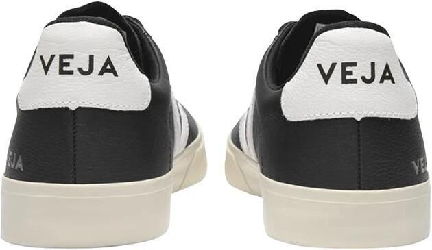 Veja Campo Sneakers in Black and White Chromefree Leather Zwart - Foto 10