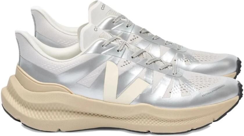 Veja Sneakers laag 'Condor 3 Advanced' ivoor taupe zilver