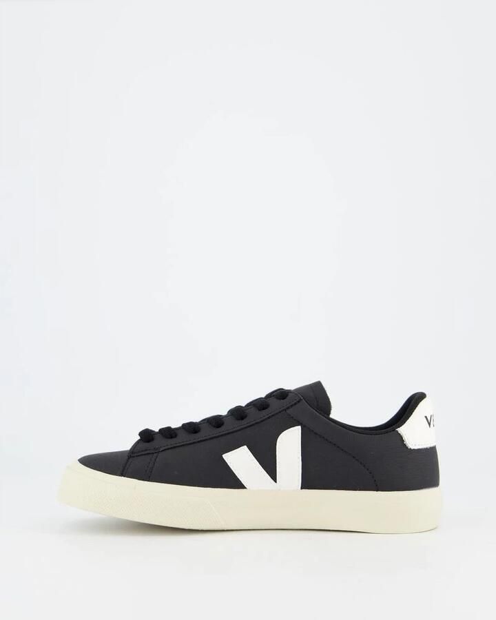 Veja Campo Sneakers in Black and White Chromefree Leather Zwart - Foto 9