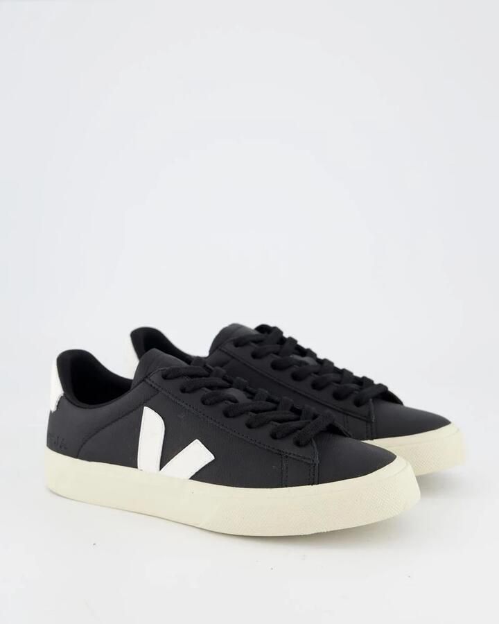 Veja Campo Sneakers in Black and White Chromefree Leather Zwart - Foto 11
