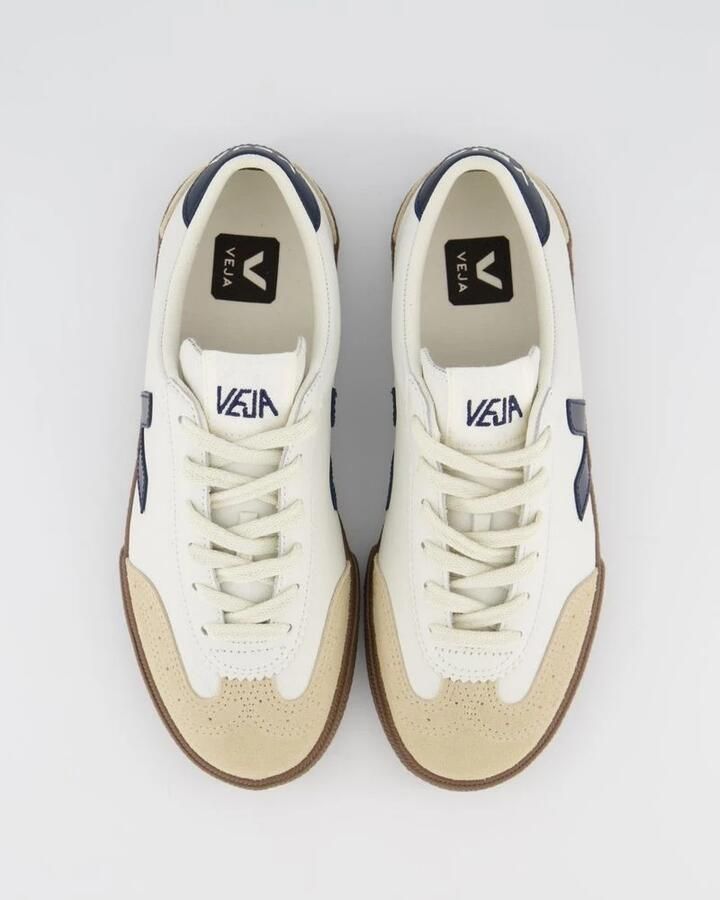 Veja Dames Volley Sneaker Wit Blauw