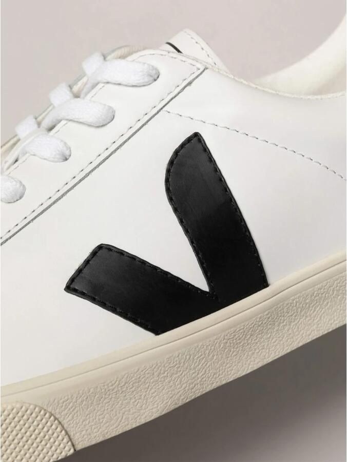 Veja Logo Leren Sneakers White Dames - Foto 2