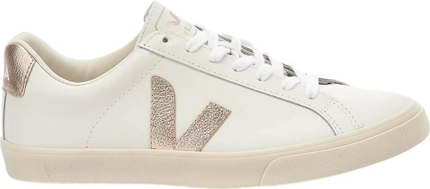 Veja Esplar Logo Leather Dames Sneakers Schoenen Leer Wit EO0202490A - Foto 2