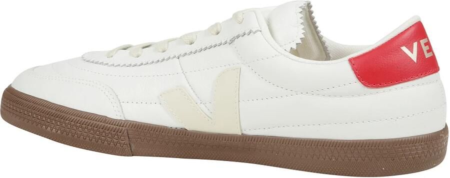 Veja Gewatteerde leren sneakers met logodetail - Foto 3