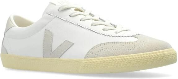 Veja Grijze Canvas Sneaker met Leren Details - Foto 5